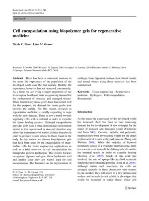  Xenotransplantation-Grade Biopolymer：為再生醫療帶來全新希望！