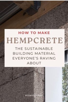  Hempcrete 高效隔熱、可持續建築材料！